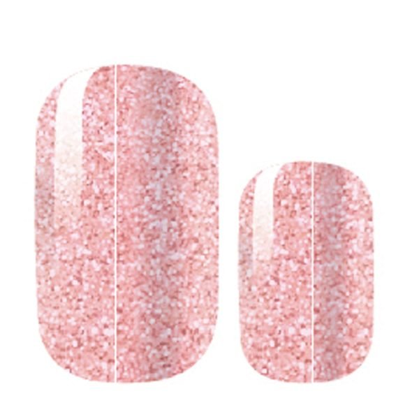 Rose Sparkle Nail Polish Strips