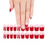 Santa's Swirl Gel Nail Wraps London