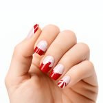 Santa's Swirl- Semi-Cured Gel Nail Strips