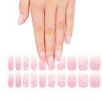 Snowflake Ombre Semi-Cured Gel Nail Strips - Image 6
