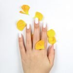 White Gel Nail Strips