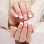 Pink Frost Semi-Cured Gel Nail Strips - Image 3