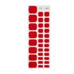 Velvet Rouge Semi-Cured Pedicure Gel Nail Strips - Image 2