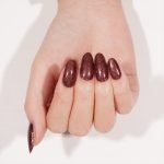Chocolate Glitter Semi-Cured Gel Nail Strips - Image 6
