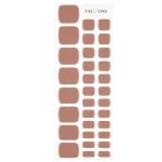 Earthy Rose Semi-Cured Pedicure Gel Nail Strips - Image 2