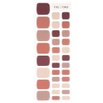 Neutral Harmony Semi-Cured Pedicure Gel Nail Strips - Image 2