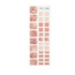 Rose Quartz Semi-Cured Pedicure Gel Nail Strips - Image 2
