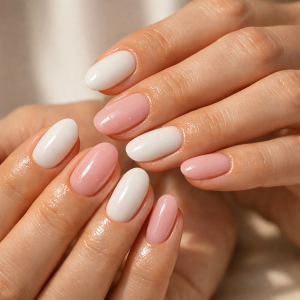 Gel nail strips vs dip powder nails comparison for at-home manicure results