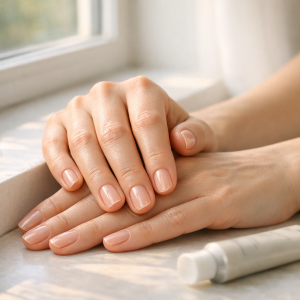 how to remove gel nails at home without damaging my nails with healthy nude manicure