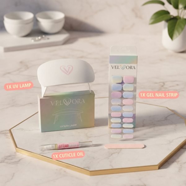 Velvora Starter Kit with 1 Gel Nail Strip